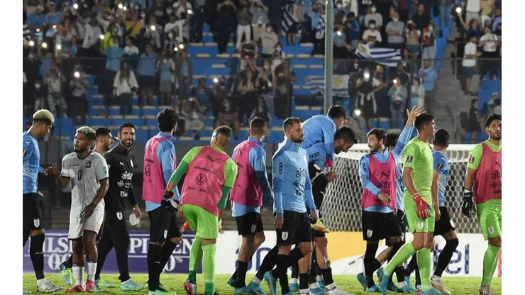 Uruguay en partido de Eliminatorias.