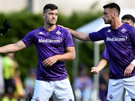 Debut soñado: póker de goles de Luka Jovic en su estreno con Fiorentina