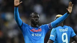 Koulibaly en partido con Napoli.