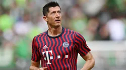 Robert Lewandowski se presentó en los entrenamientos de Bayern Múnich.