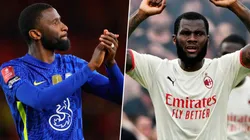 Antonio Rüdiger y Franck Kessié.