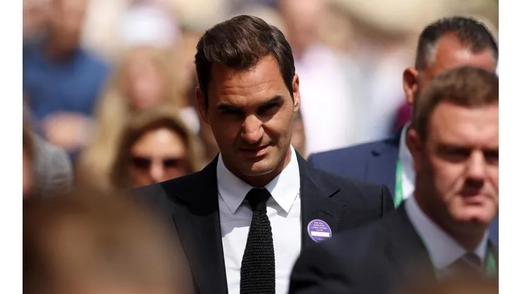 Roger Federer en Wimbledon 2022