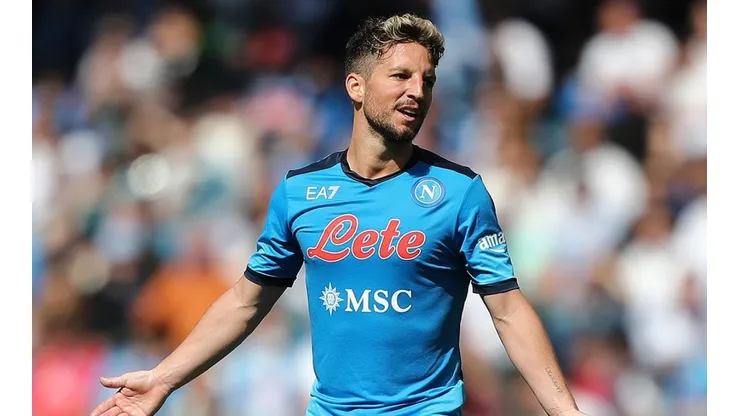 Dries Mertens con Napoli.