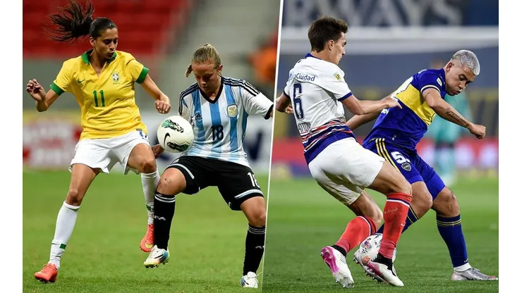 Brasil vs Argentina y San Lorenzo vs Boca; grandes partidos.