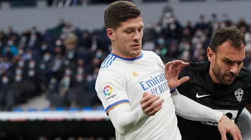 Luka Jovic en acción con Real Madrid.