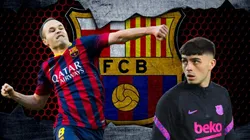 Andrés Iniesta y Pedri.