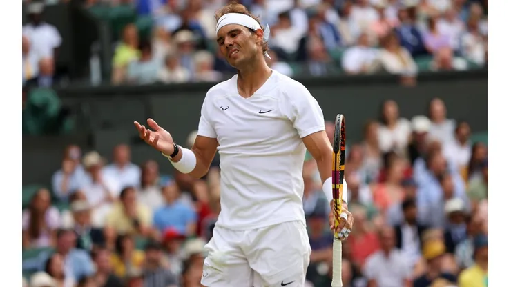 Rafa Nadal se bajó de la semifinal de Wimbledon 2022 a causa de una lesión