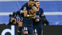 PSG en festejo con Neymar y Mbappé como protagonistas.
