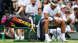 Rafael Nadal se lesionó en los cuartos de final de Wimbledon 2022
