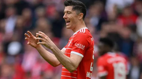 Lewandowski en acción con Bayern Múnich.