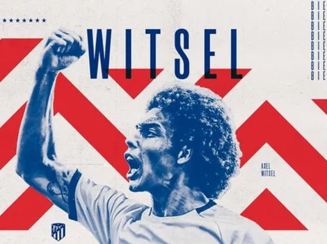 Oficial: Atlético de Madrid anunció el fichaje de Axel Witsel