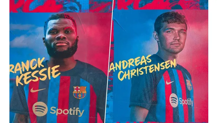 Franck Kessié y Andreas Christensen.