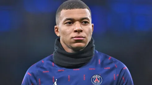 Mbappé en acción con PSG.