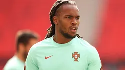 Renato Sanches con la selección de Portugal.