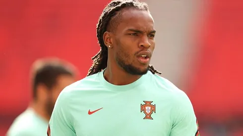 Renato Sanches con la selección de Portugal.