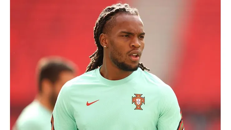 Renato Sanches con la selección de Portugal.