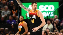 Hernangómez con los Jazz.