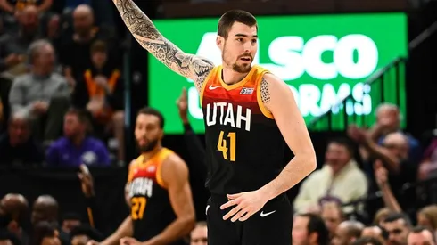 Hernangómez con los Jazz.