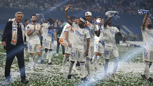 Real Madrid en festejo de Champions League.