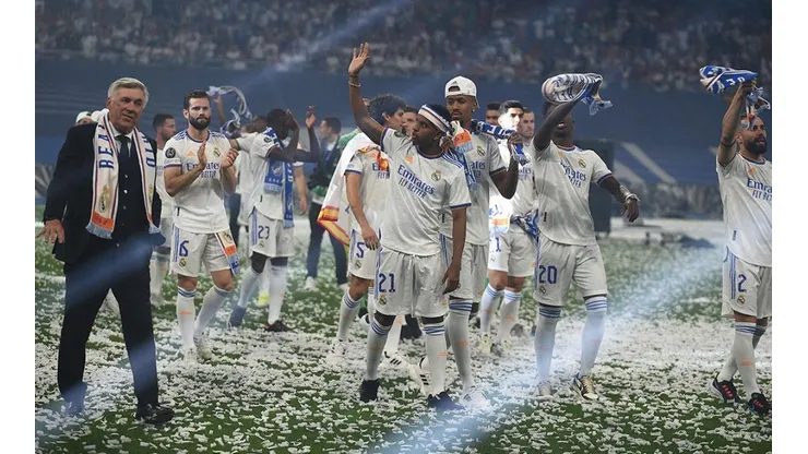Real Madrid en festejo de Champions League.