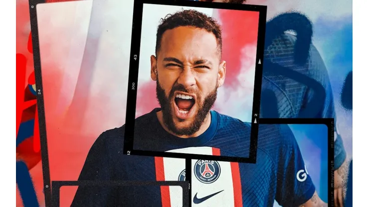 Neymar formó parte de la presentación de la nueva camiseta de PSG.