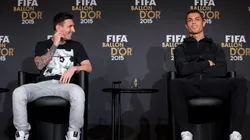Lionel Messi y Cristiano Ronaldo en el Balón de Oro 2015.