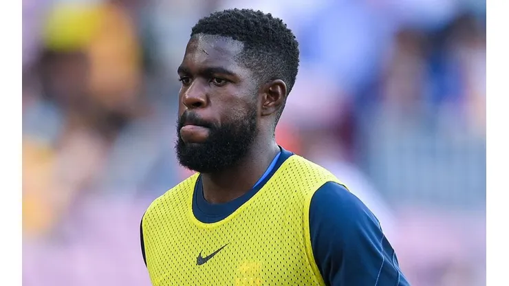 Umtiti con Barcelona.
