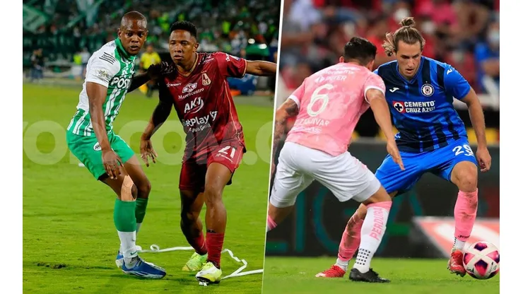 Tolima vs Nacional, por Colombia y Atlas vs Cruz Azul, por México.