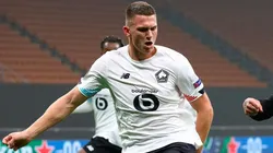 Sven Botman en acción con Lille.