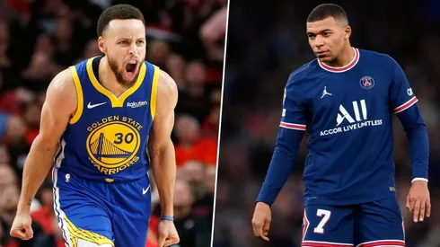 Stephen Curry y Kylian Mbappé.