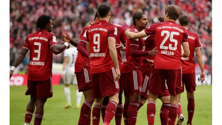 Jugadores del Bayern Munich.