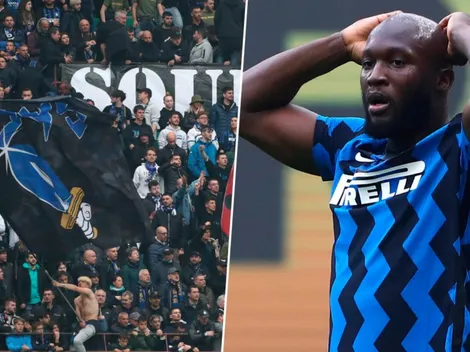 Hinchada de Inter avisa a Lukaku: "Tomamos nota de tu traición"