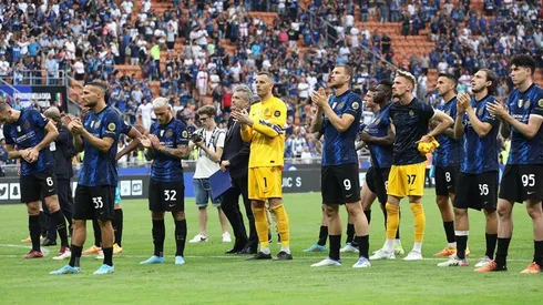 Inter en partido de temporada 2021/2022.