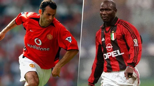 Giggs y Weah, estrellas de Gales y Liberia.