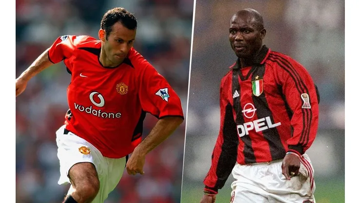 Giggs y Weah, estrellas de Gales y Liberia.