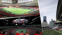 Estadios de Vancouver, Atlanta y Seattle.