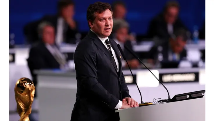 Alejandro Domínguez estuvo en la reunión que relanza la candidatura sudamericana.