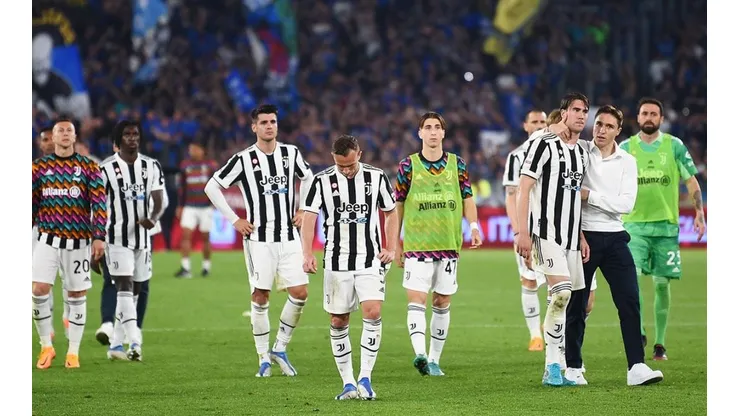 Juventus en partido en Italia.