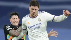 Luka Jovic en acción con Real Madrid.