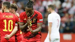 Michy Batshuayi, autor del gol de Bélgica.