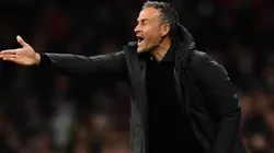 Luis Enrique en dirección de España.