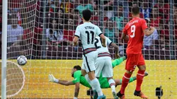 Seferovic, autor del único gol del partido.