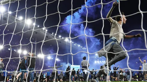 Invasión de los hinchas de Everton
