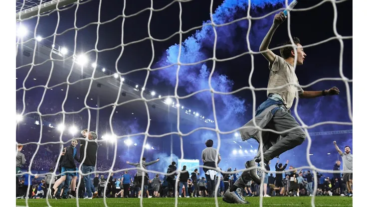 Invasión de los hinchas de Everton