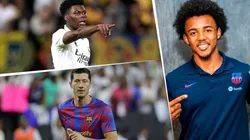 Tchouameni, Lewandowski y Koundé.