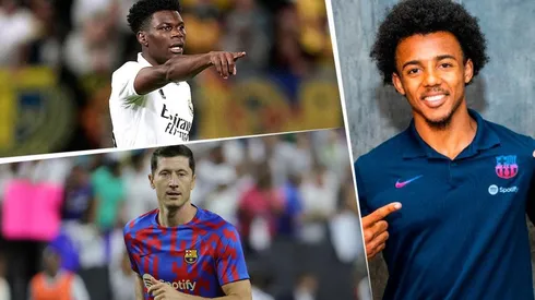 Tchouameni, Lewandowski y Koundé.