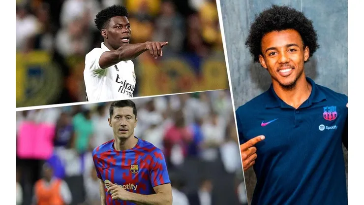 Tchouameni, Lewandowski y Koundé.