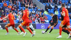 Koopmeiners, autor del gol de Países Bajos.