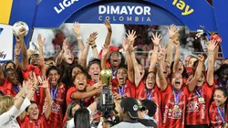 América de Cali celebra.