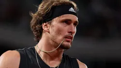 Zverev en acción ante Nadal.